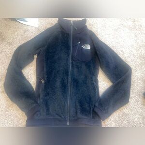 Women's The North Face Grizzly black full-zip fleece jacket